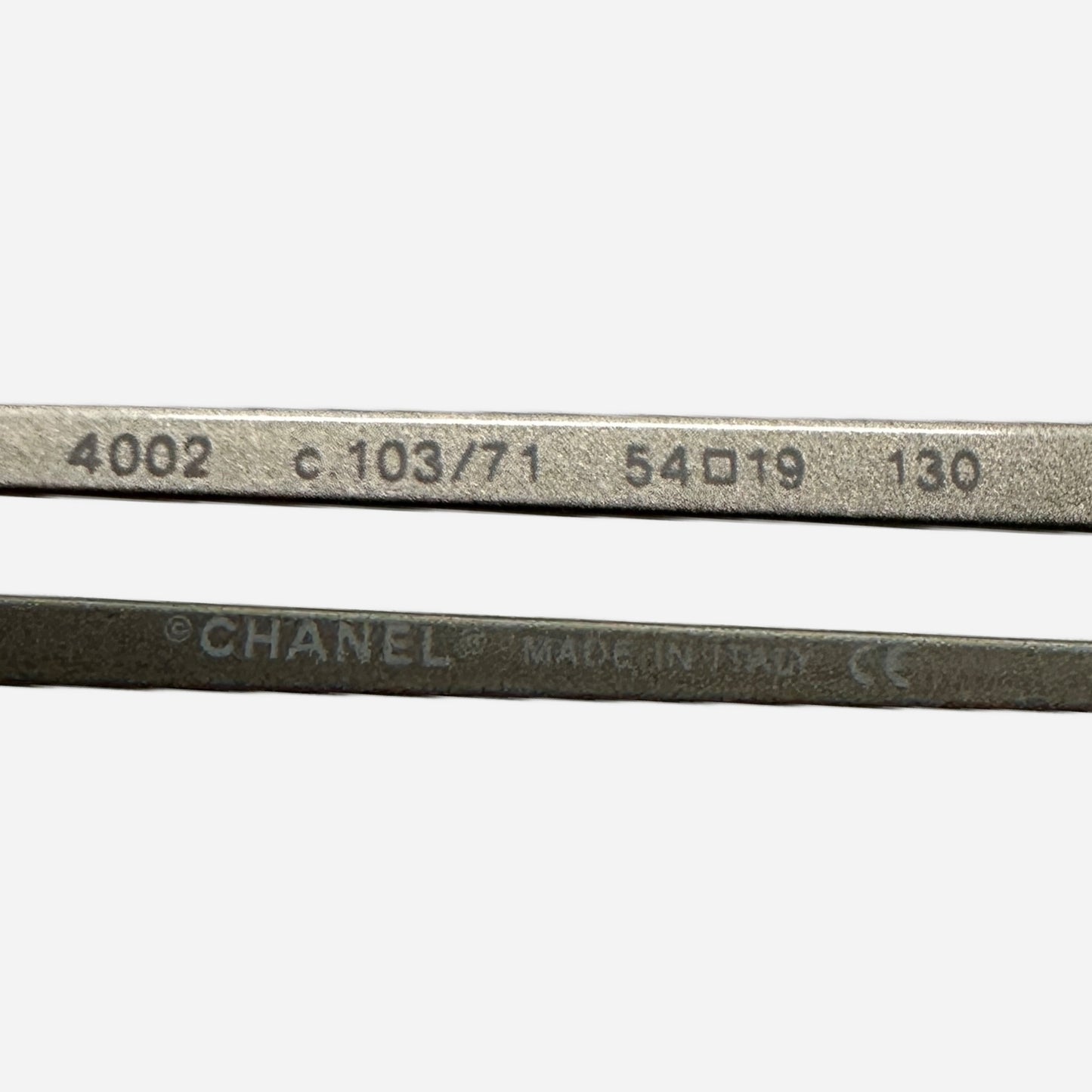 The-Seekers-Vintage-Coco-Chanel-Sunglasses-Sonnenbrille-Rahmenlos-4002-temples