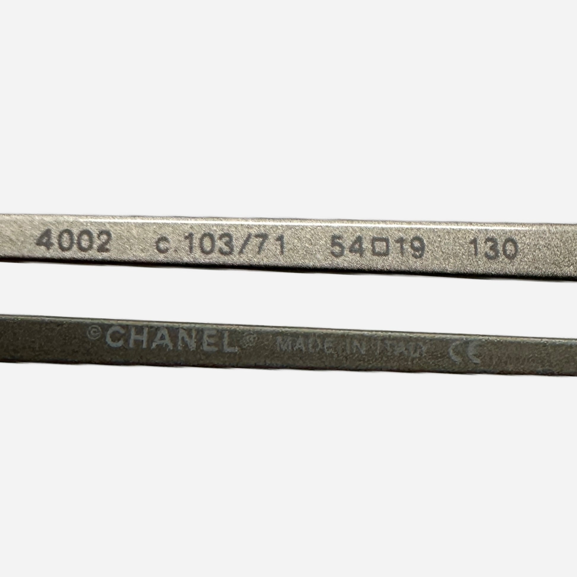 The-Seekers-Vintage-Coco-Chanel-Sunglasses-Sonnenbrille-Rahmenlos-4002-temples