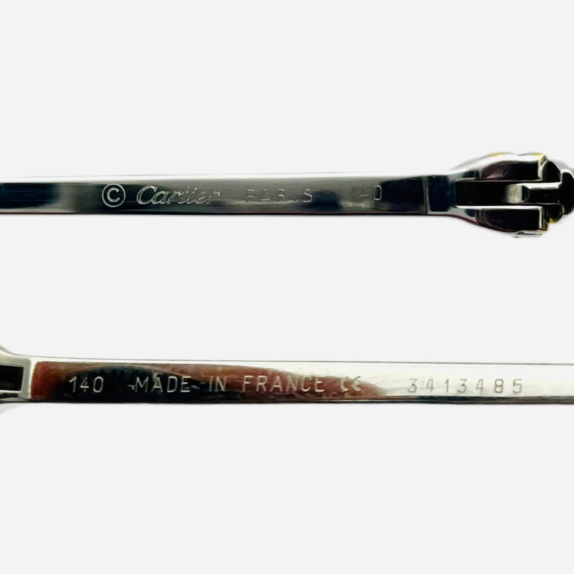 Vintage-Cartier-Deimos-Platinum-Sonnenbrille-Sunglasse-temples-cartier-logo