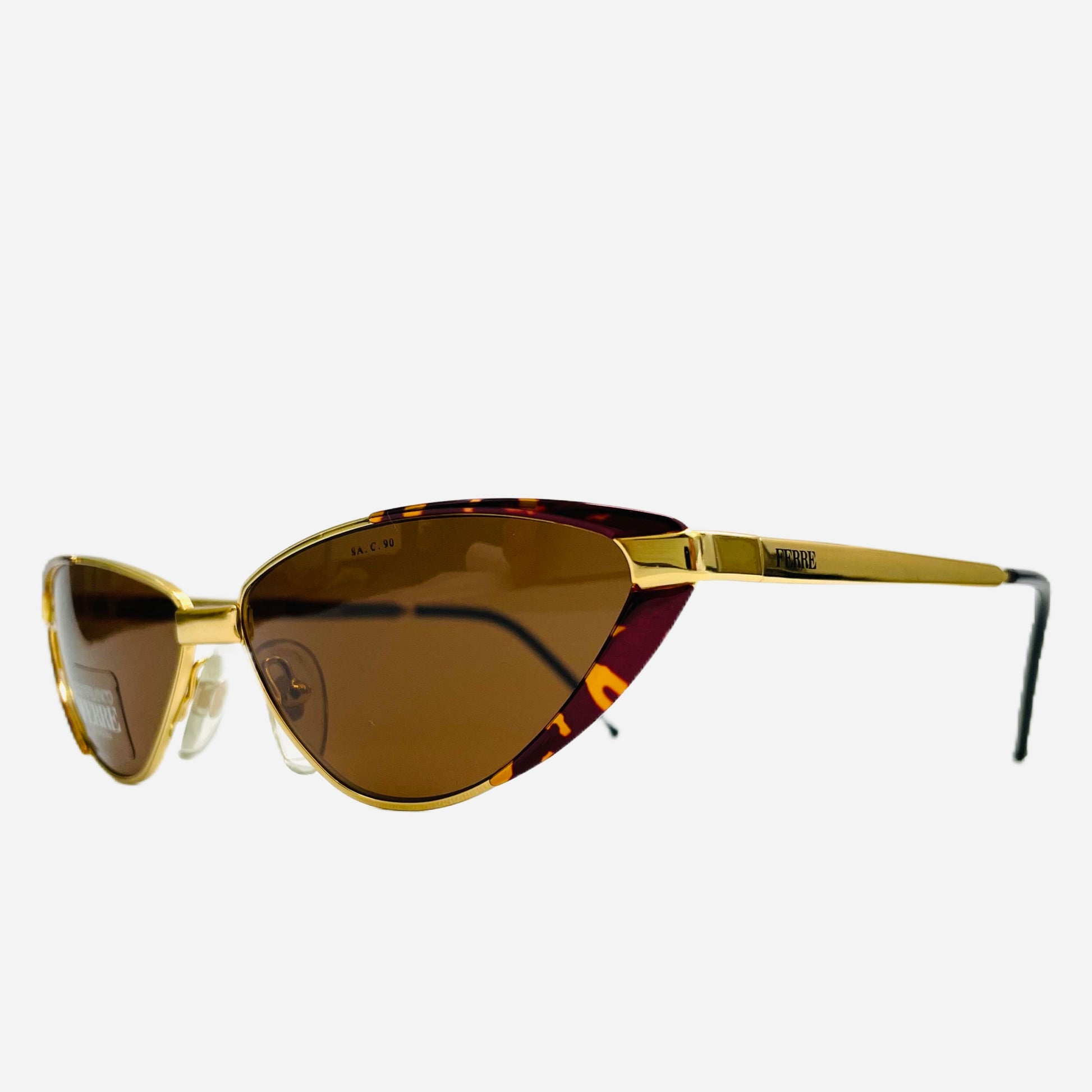 Vintage-Gianfranco-Ferre-Sonnenbrille-Sunglasses-GFF-149-The-Seekers-front-side