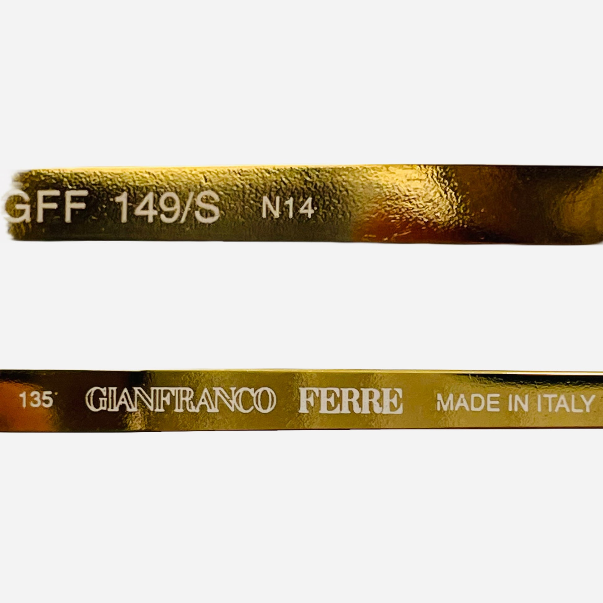 Vintage-Gianfranco-Ferre-Sonnenbrille-Sunglasses-GFF-149-The-Seekers-temples