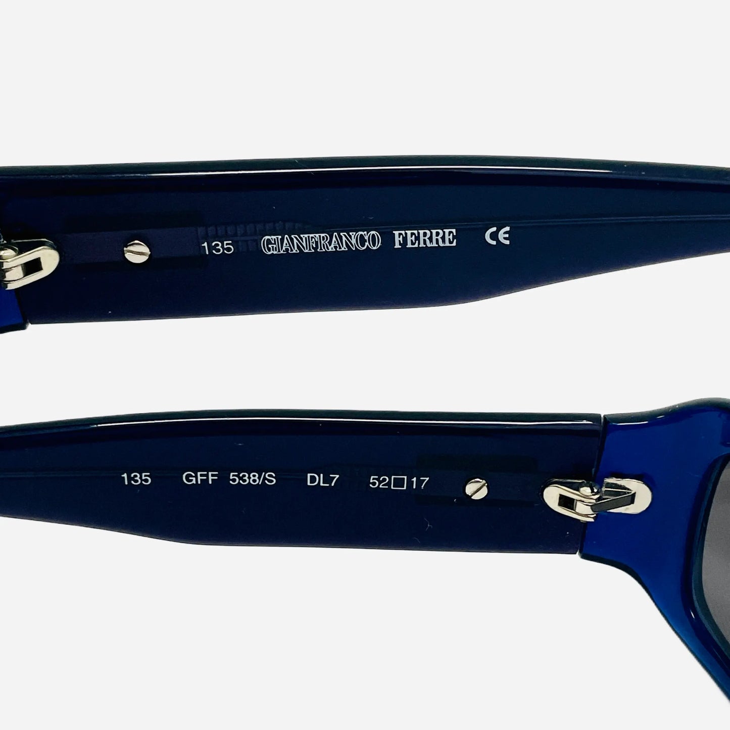 Vintage-Gianfranco-Ferre-Sonnenbrille-Sunglasses-GFF-538-Temples