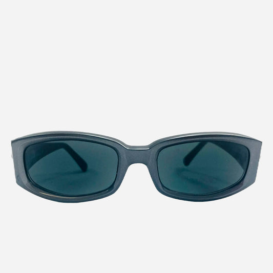 Vintage-Gianni-Versace-Sonnenbrille-Sunglasses-Model-253-Silver-Front