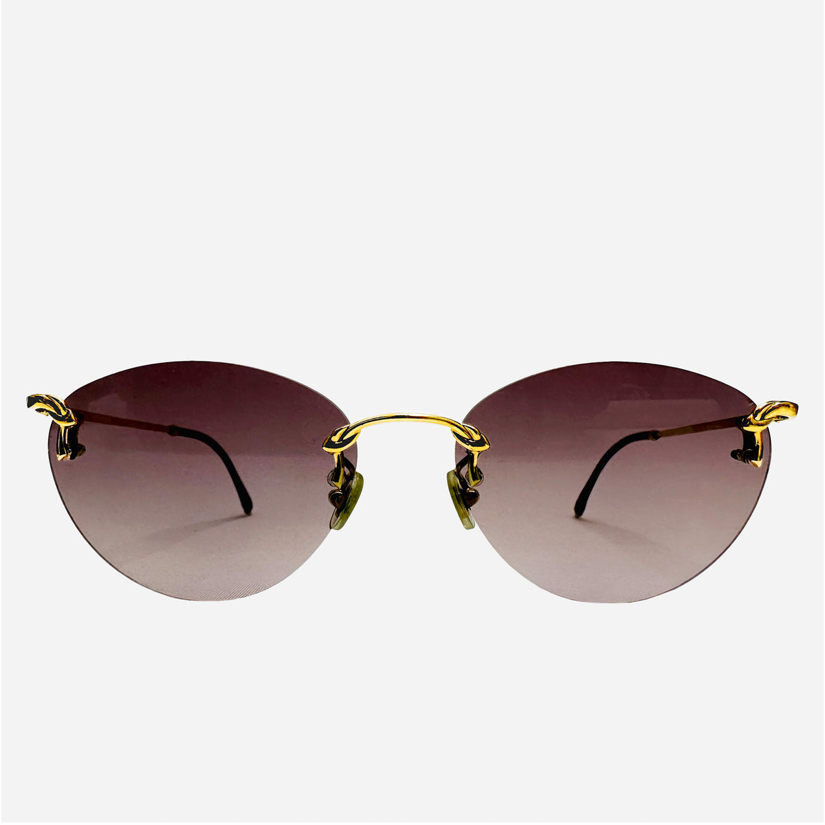 Boucheron Paris Tortoise Shell Sunglasses NEW!! BOUCHERON BC0101S 002 Havana Round Full Rim Womens  main image 2