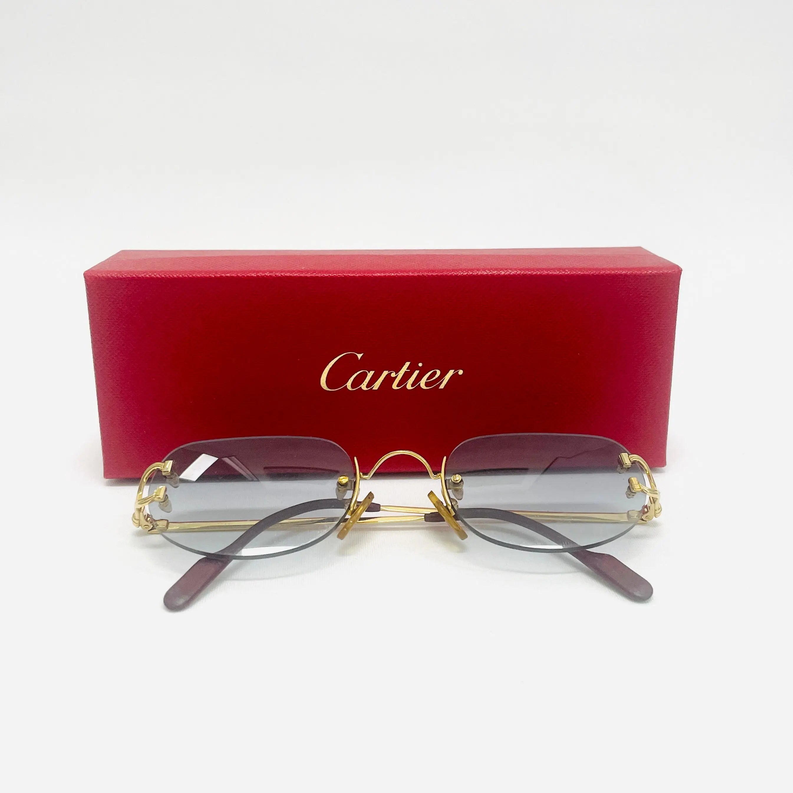 Cartier glasses best sale big c