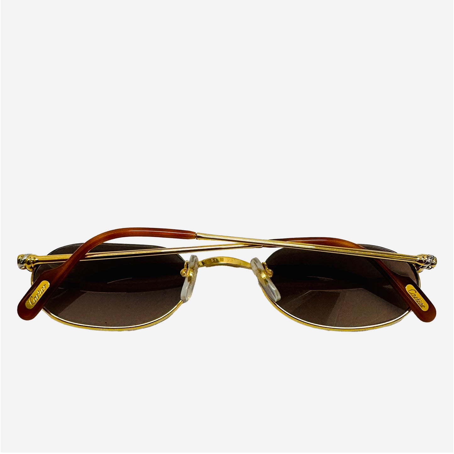 Vintage-Cartier-Demi-Lune-Trinity-Gold-Sonnenbrille-Sunglasses-the-seeker_back