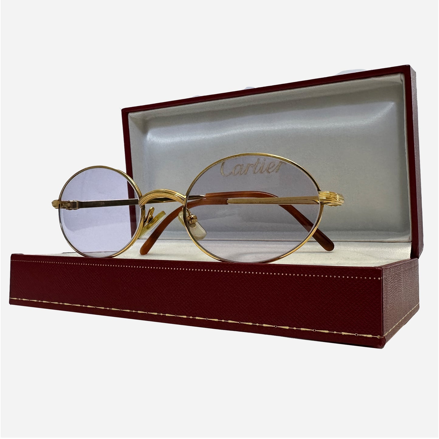 Vintage-Cartier-Sorbonne-Gold-22-karat-carats-Sonnenbrille-Sunglasses-the-seeker-case