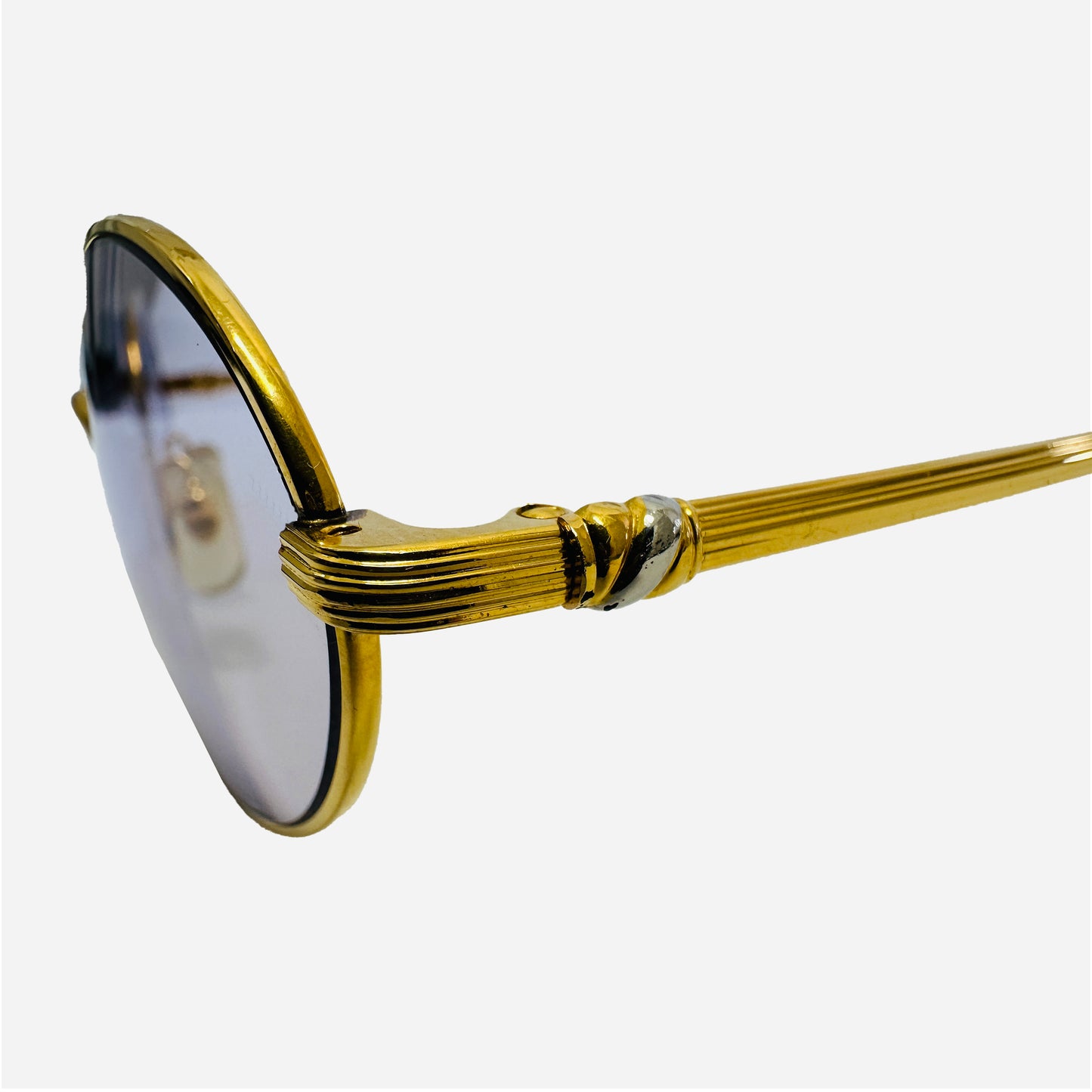 Vintage-Cartier-Sorbonne-Gold-22-karat-carats-Sonnenbrille-Sunglasses-the-seeker-side-detail