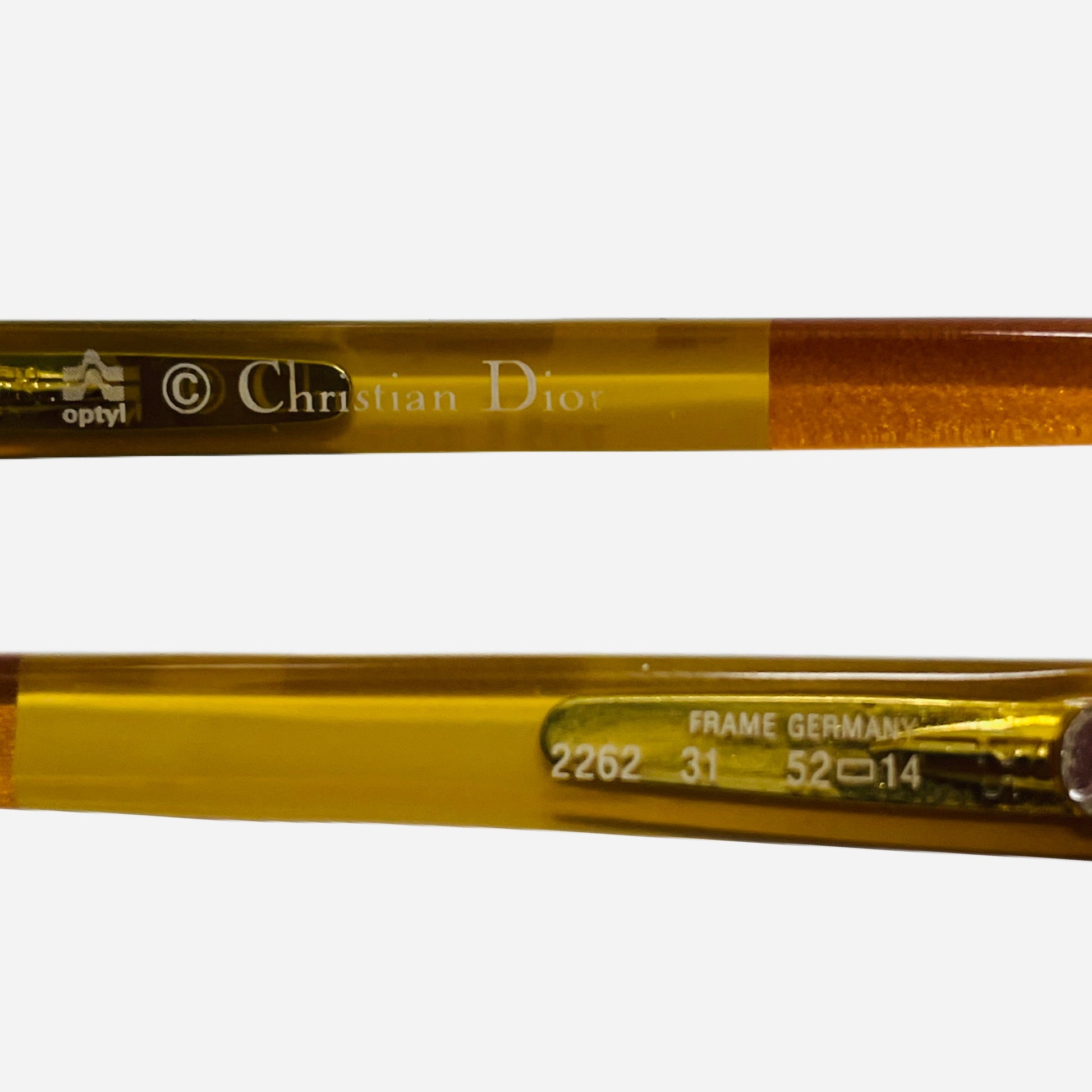 Vintage-Christian-Dior-Sonnenbrille-Sonnenbrille-2596-Optyl-the-seekers-temples