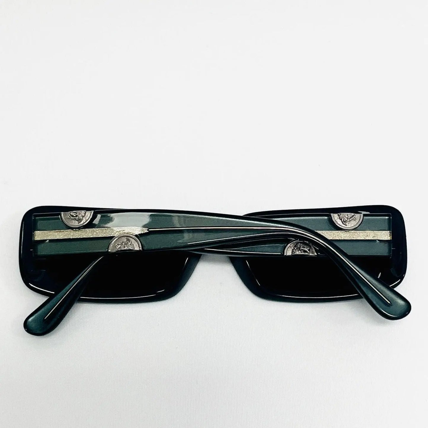 Vintage-Gianni-Versace-Sonnenbrille-Sunglasses-249-Medusa-grey